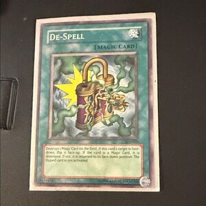 Yu-Gi-Oh! De-Spell Trading Card - Green